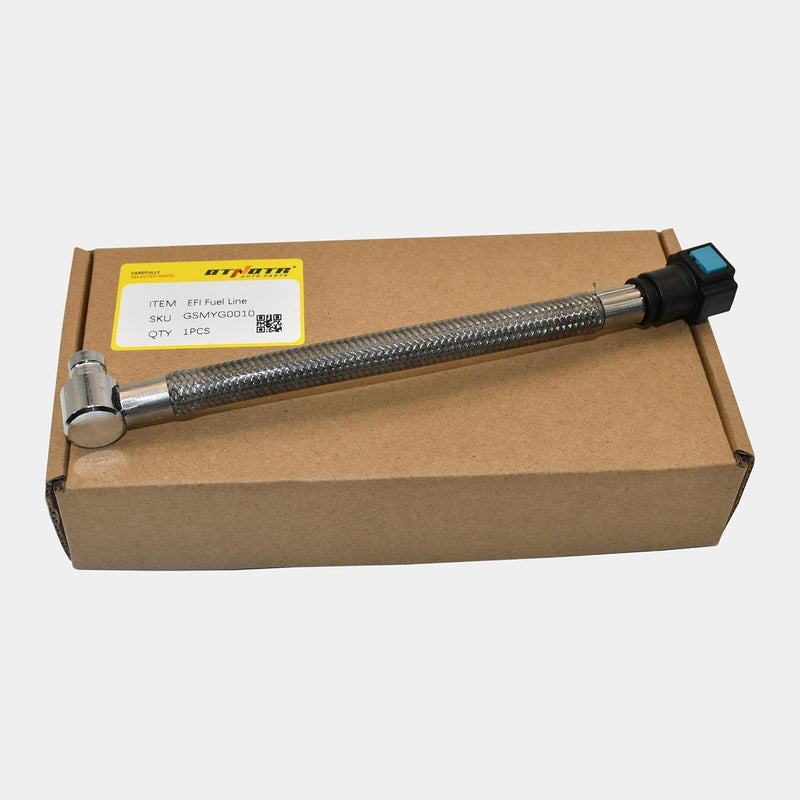 OTNOTR NEW Stainless Upgraded EFI Fuel Gas Line Replacement 62900-01D Compatible with Harley Touring 2007 Softail 2001-2017 - Image 3